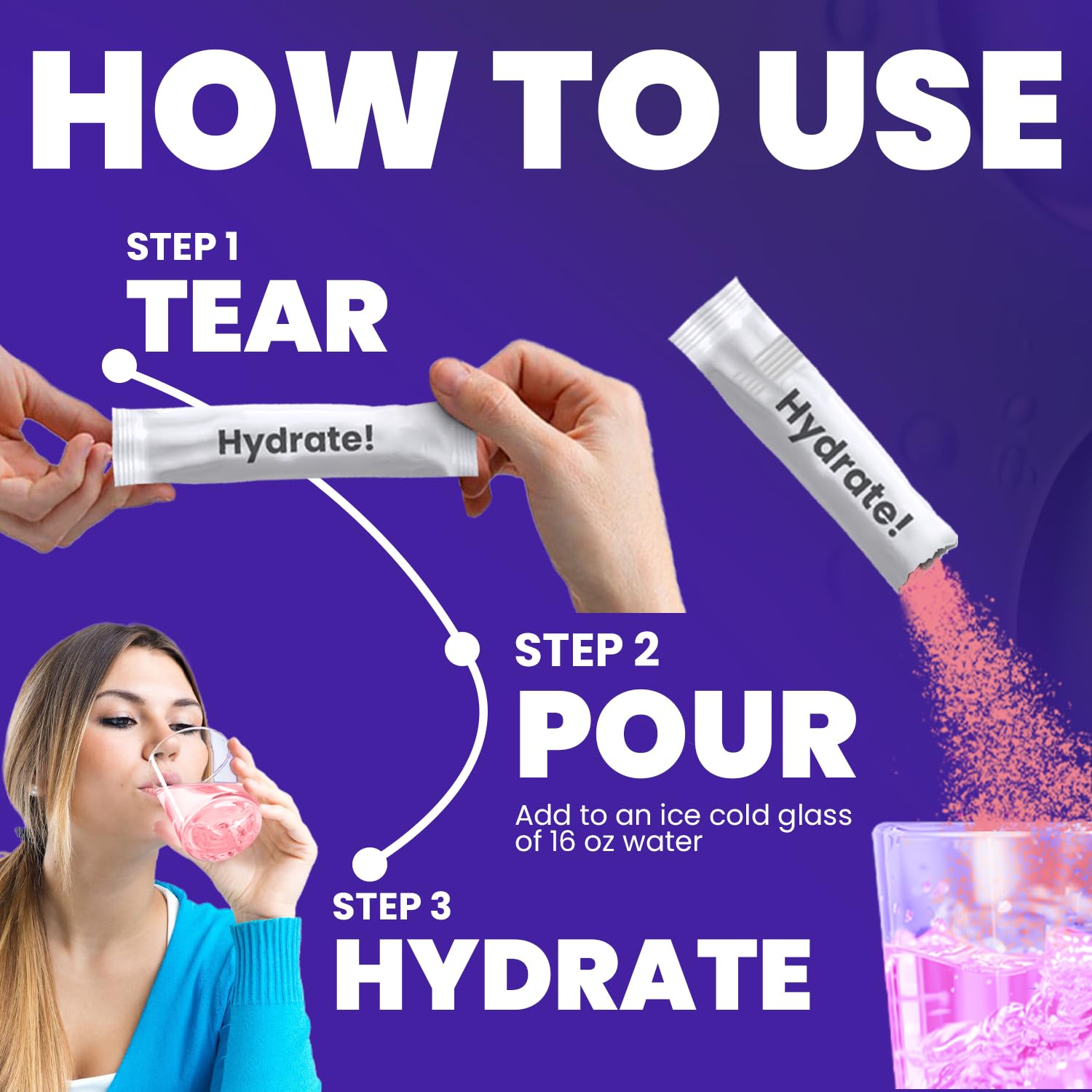 Mua Vital Rise® Hydrate! Electrolytes Powder Packets, for Quick ...
