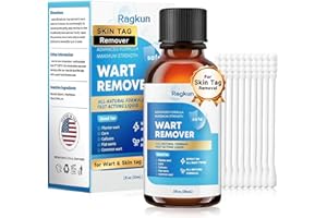 Ragkun Fast-Acting Skin Tag Remover Wart Remover with Salicylic Acid, Wart Removal for Women Men, Wart Freeze Off for Plantar Wart,Flat,Common, Corn,H Wart, Callus 30ML