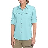 Little Donkey Andy Women's Stretch Quick Dry UPF50+ Long Sleeve Shirt for Hiking, Travel, Camping
