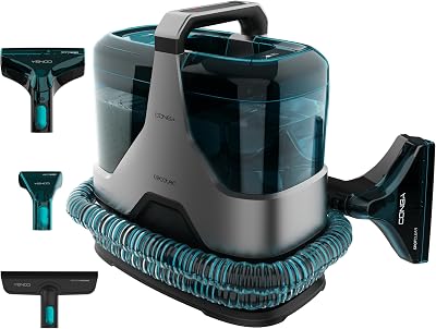 Nettoyeur Aspirateur de Tissus d'Ameublement et Tapis avec Câble Conga 6000 Carpet&Spot Clean XXL Neo. 600W, 15kPa, Vaporise, Aspire, Nettoie, Réservoir d'Eau Propre 1300ml, Rayon d'action 7m