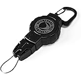 Boomerang Scuba Diving Retractable Gear Tethers with a Kevlar Cord and Universal End Fitting - Great for Scuba Diving Gauges, Flashlights, Cameras and More - Made in The USA