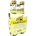 Lurisia Limonata Lemon Soda 4 x 9.3 Fl Oz (275ml) Italian Soda - Sparkling Lemonade Bottles - Citrus Lemon Soft Drink - Limonata from Italy - Carbonated Fruit Juice Beverage