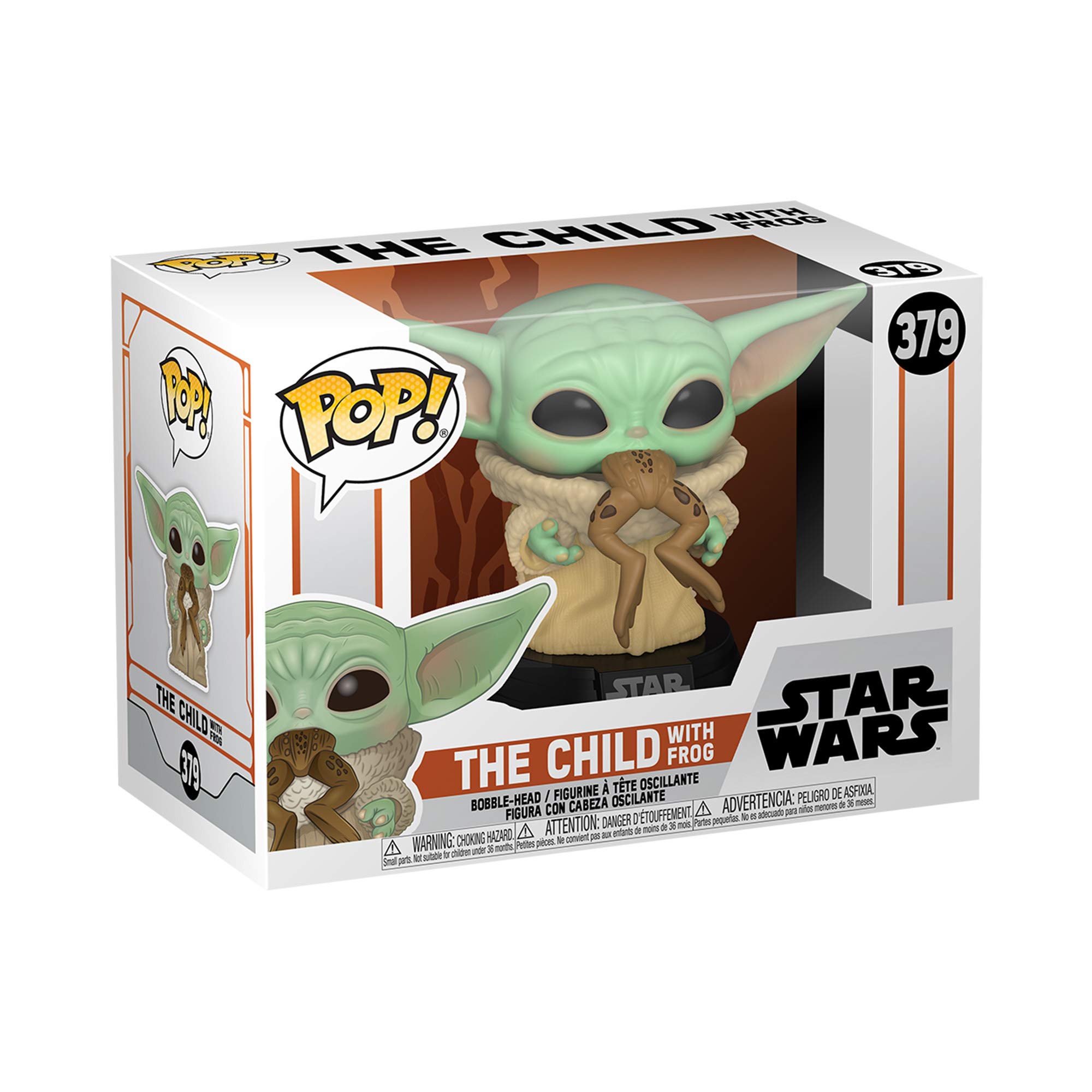 Funko POP! Star Wars: Mandalorian-Grogu (the Child, Baby Yoda) With Frog the Mandalorian - Collectable Vinyl Figure - Gift Idea - Official Merchandise - Toys for Kids & Adults - TV Fans