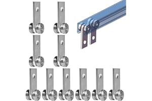 SKTREX 2 Wheel Trolley Assembly Rollers Two Bearing Trolley Assembly for 1-5/8" Wide and All 1-5/8" or Taller Strut Channel 10 pcs…