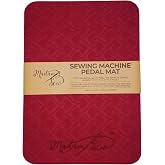 Madam Sew Sewing Machine Pedal Mat Non Slip &ndash; 7" x 10" Rubber Pad | Sewing Mat Reduce Vibration with No Slip Rubber Keeps Pedal in Place | Sewing Machine Mat Accessory
