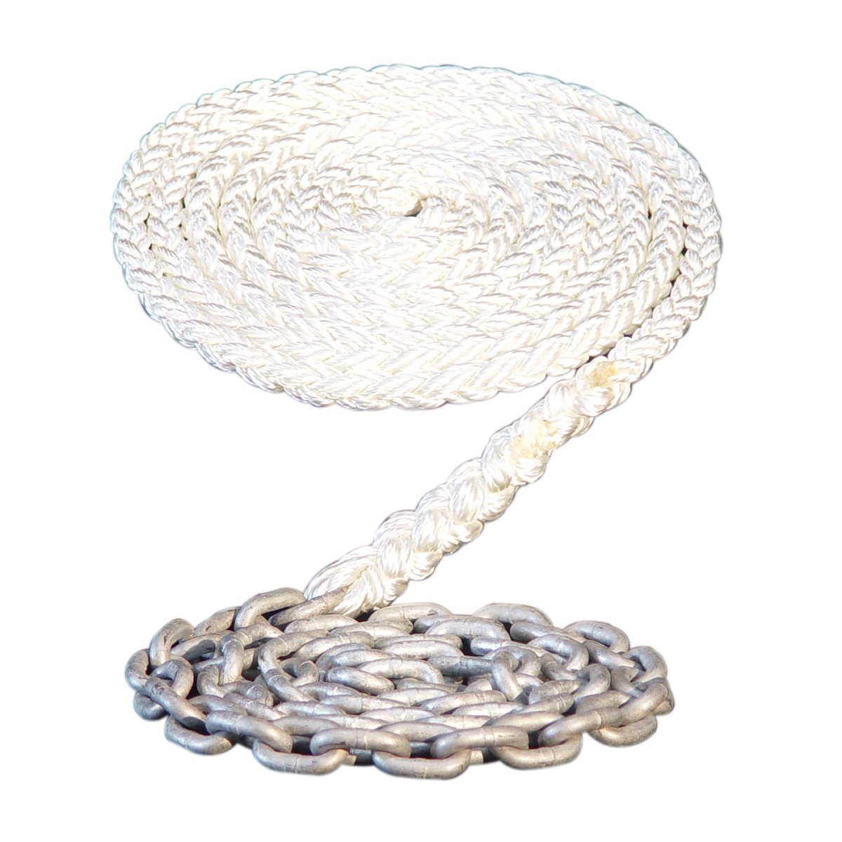 250 Dark Horse Marine Windlass Anchor Rode 9/16 8 Plait Nylon Sliced to