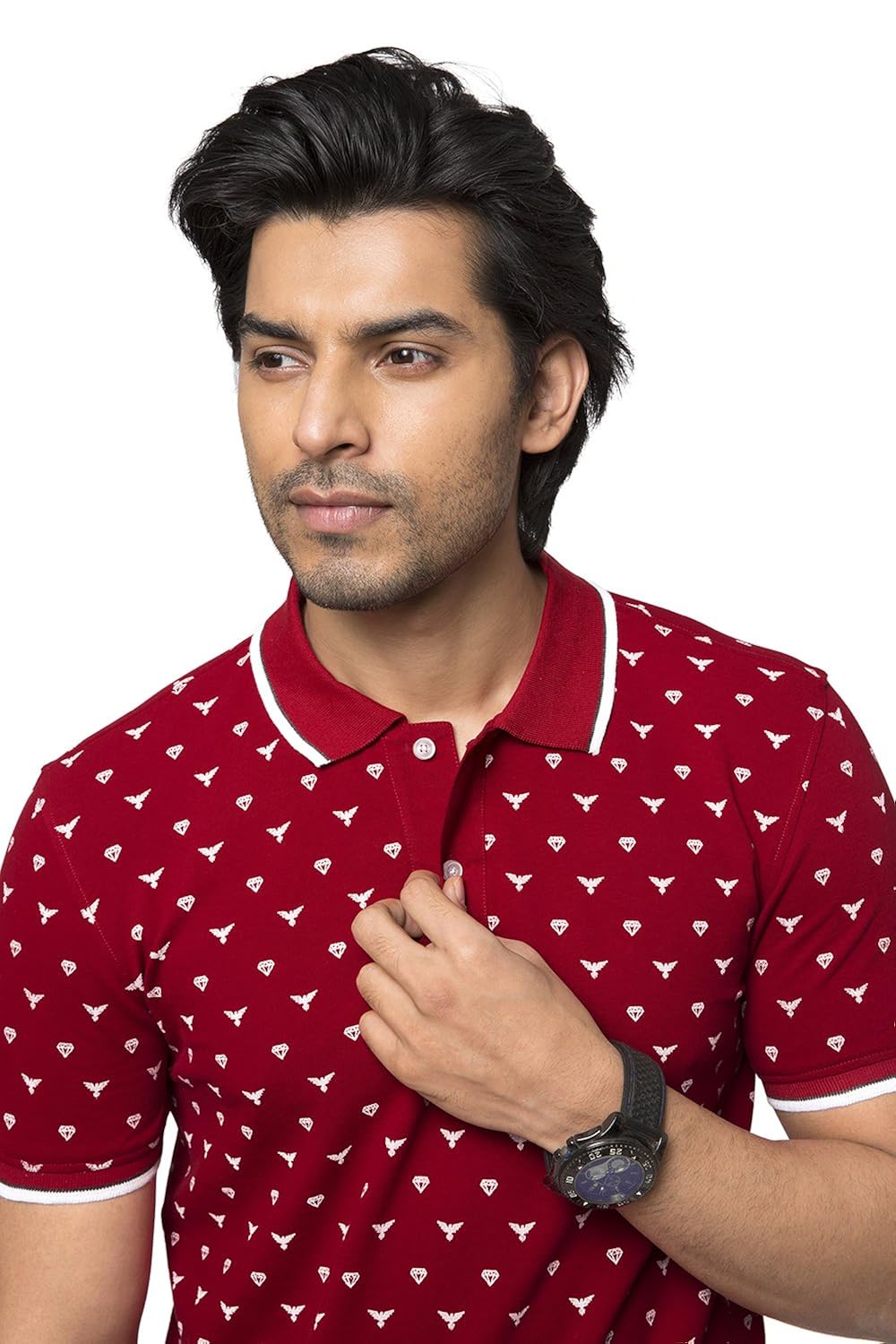 zeyo men's cotton printed t-shirt