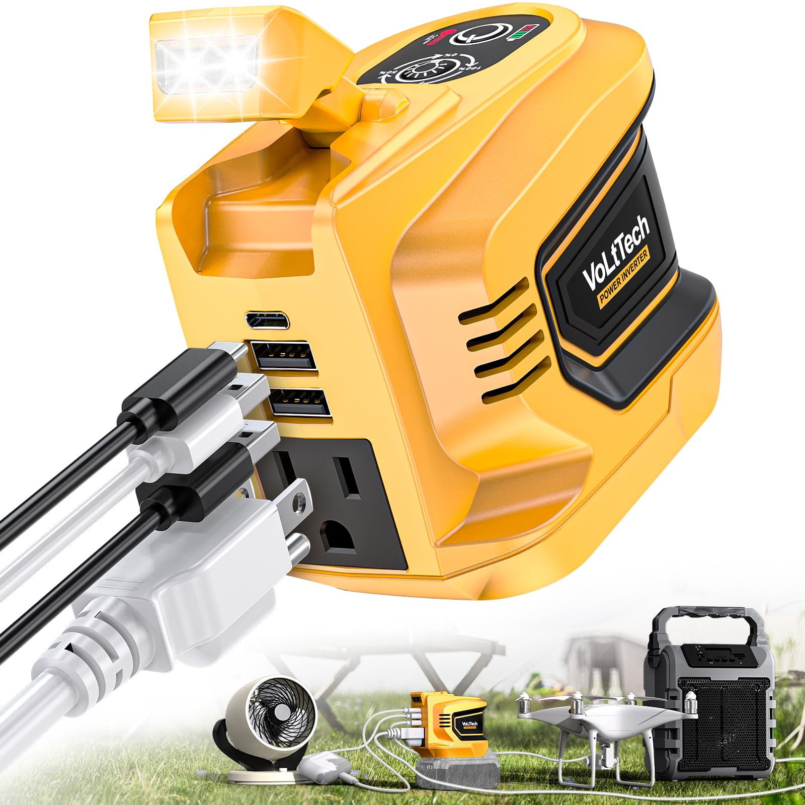 200W Power Inverter for Dewalt 20V