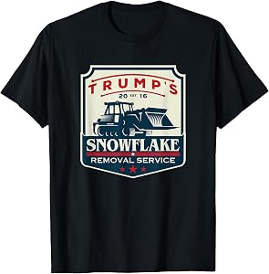 Trump's Snowflake Rmoval Service Funny Donald Trump 2024 T-Shirt