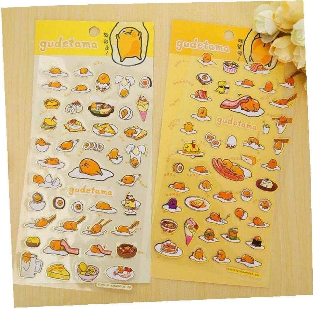 Amoyer 1 Hoja/porción Etiqueta engomada de Papel de la Historieta DIY