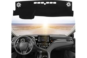 BERKSYDE Dashboard Dash Cover Mat Carpet Compatible with 2018-2021 2022 2023 2024 Toyota Camry.