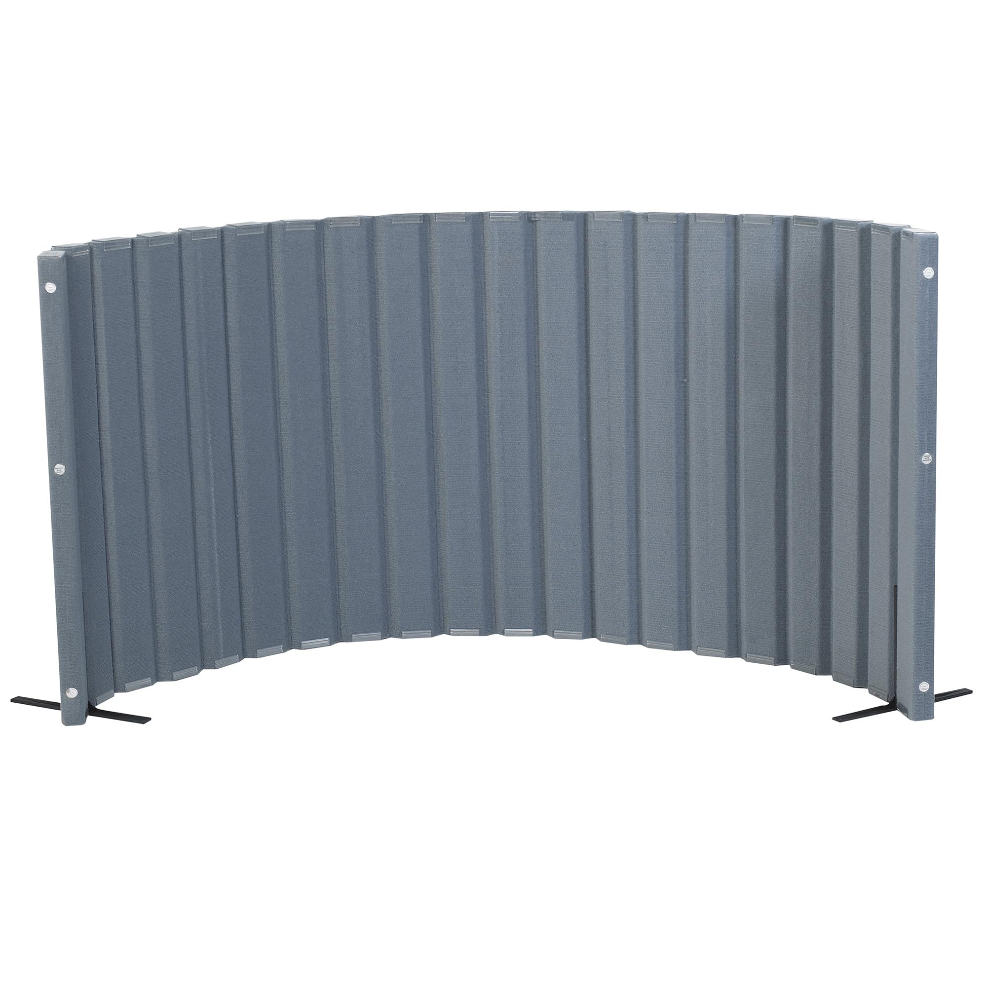 Photo 1 of ***ODOR ( GASOLINE)*** Angeles 48" x 10' Quiet Divider With Sound Dampening Panels, Freestanding Room Divider Wall, Gray