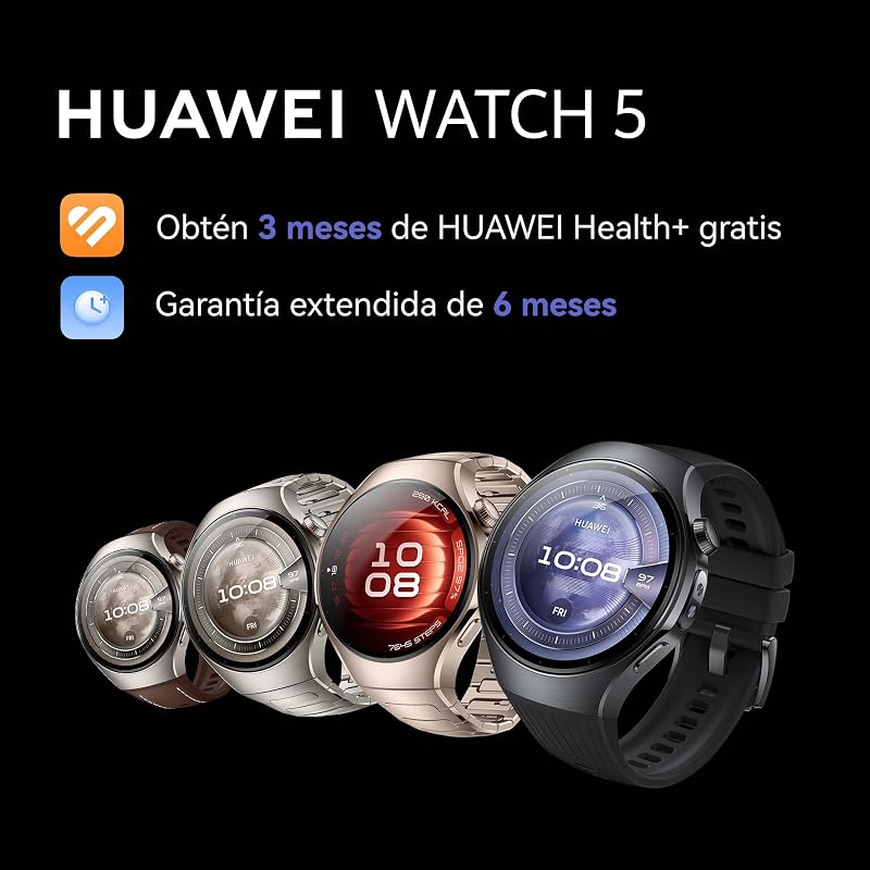 Watch 5, 46mm Smartwatch, con eSIM, ECG, para Android e iOS, Morado