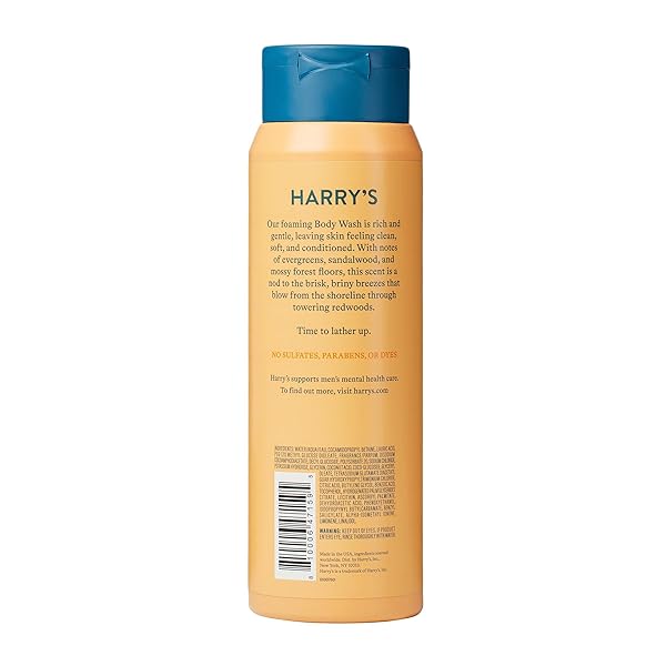 HARRY’S REDWOOD BODY WASH 16 OZ