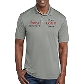 Custom Polo Shirts - Dry-FIT Performance Polo | Design Your Own Text/Logo. Personalized Polo for Men 550
