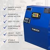 T-Mech Wood Lathe 1m Variable Speed 400W Max Ø350mm Chisels Included view 6