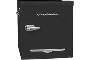Frigidaire CUREFR176BK 1.6 Cubic-ft Retro Compact Refrigerator, Medium, BLACK