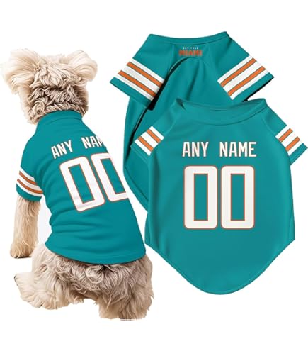 Amazon.com : NFL MIAMI DOLPHINS DOG Jersey, Medium : Sports & Outdoors