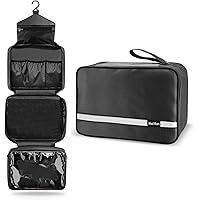 Toiletry Bag for Men & Women | Large Toiletry Bags for Traveling | Hanging Compact Hygiene Bag with 4 Compartments…