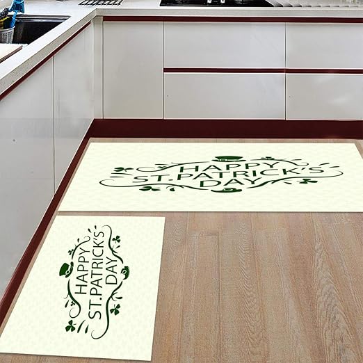 Amazon Com Kitchen Rugs Sets 2 Piece Floor Mats St Patrick S Day