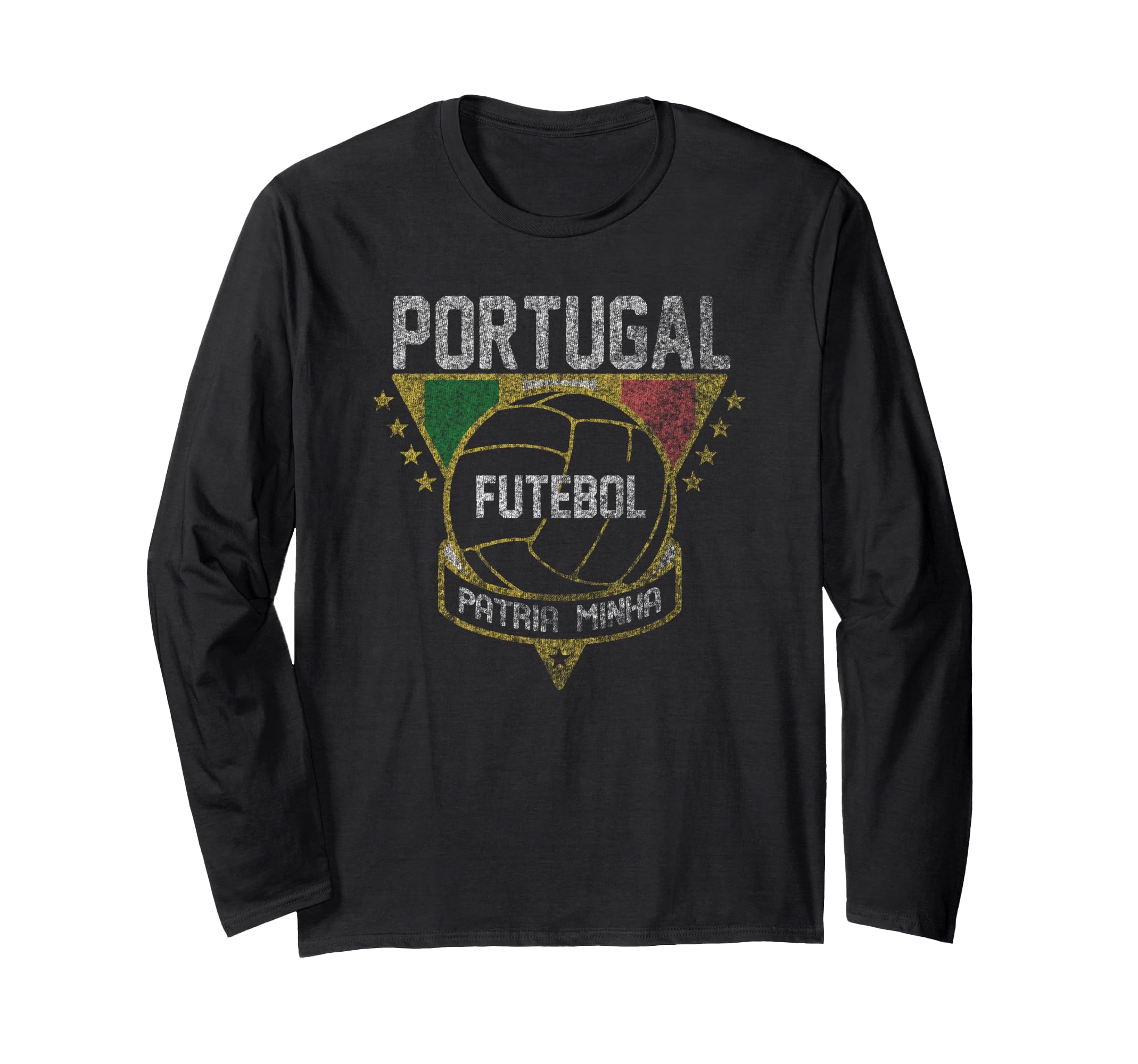 Portugal Vintage Futbol Long Sleeve T-Shirt