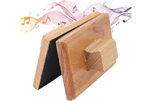 JACKCAO 1 Pair Wooden Music Sand Block, 4x2.5inch Sandpaper Soundboard Sand Block Wood Block Musical Instrument Rhythm Learning Percussion Instrument for Playing Performance Dance Classes