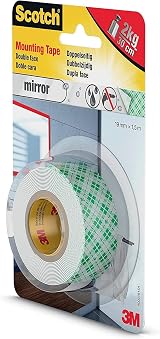 Scotch FIX Mirror Mounting Tape 4496W-1915-P 19mm x 1.5m White Roll view 2