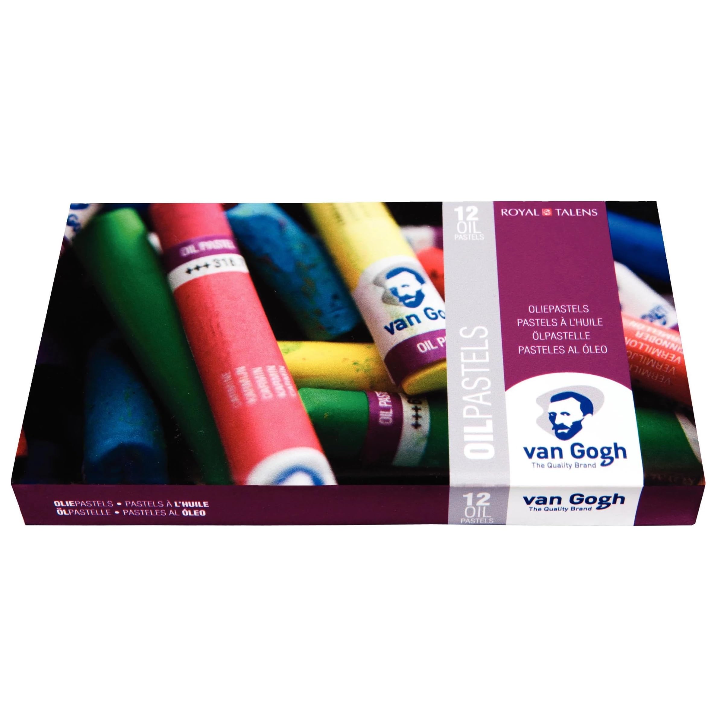 Van Gogh Oil Pastel, Round Full Stick, 12-Piece Set — image 1