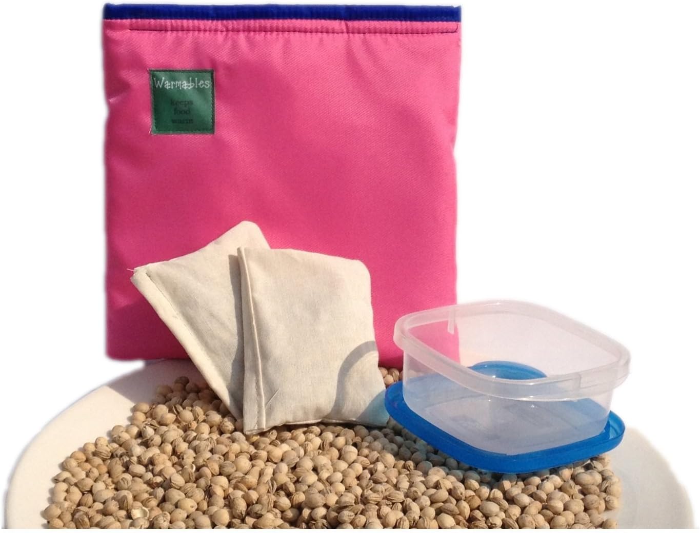 Warmables Lunch Kit for Kids Keep Food Warm for several Hours, Hot Pink