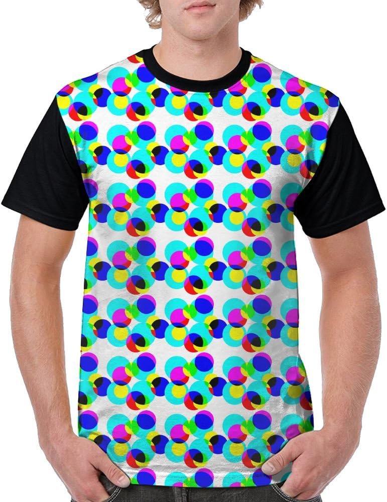 Address Verb Playera De Manga Corta Para Hombre Dise o De C rculos De 