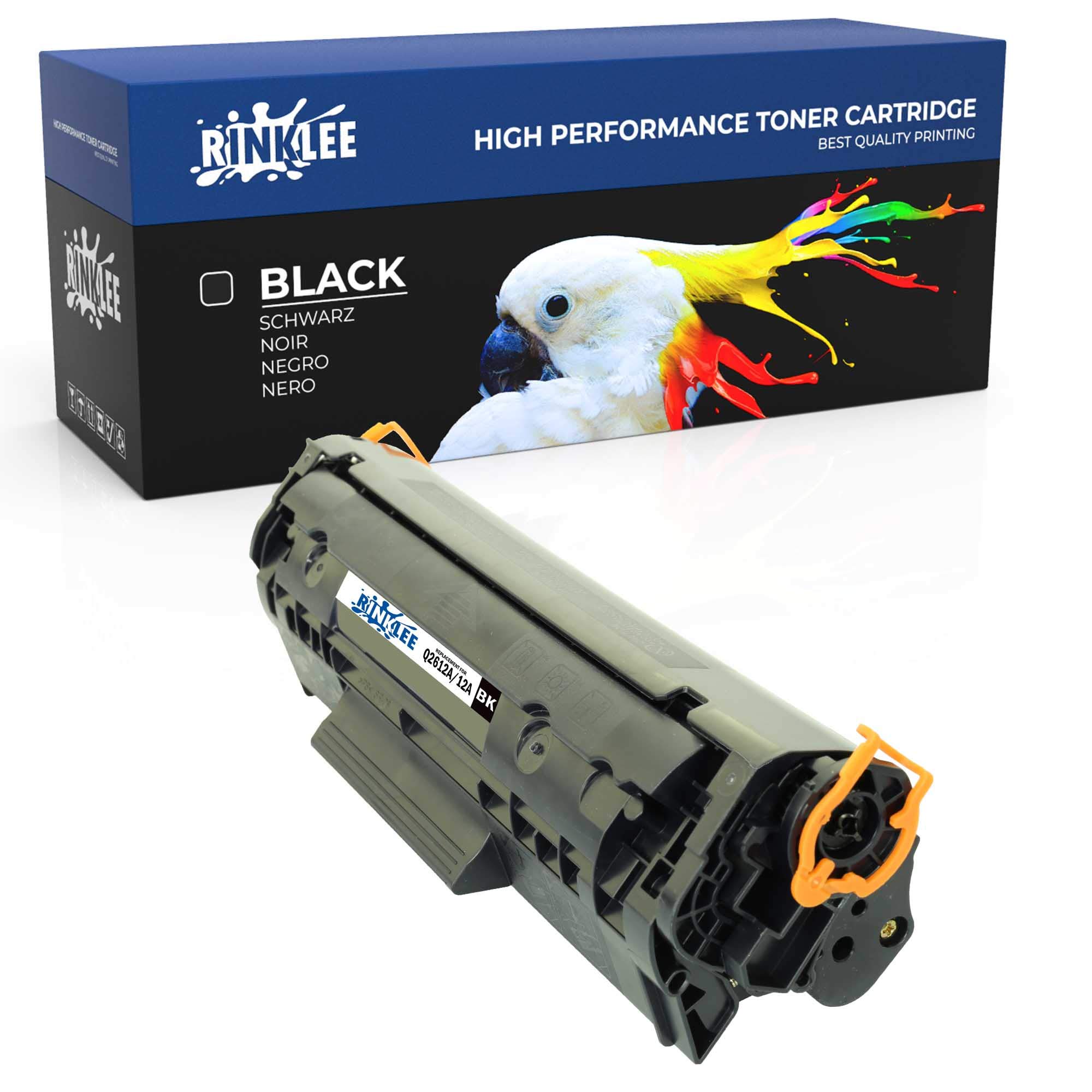 RINKLEE Q2612A Toner Cartridge Compatible with HP Laserjet 1010 1012 1015 1018 1020 1022 1022N 1022NW 3010 3015 3020 3030 3050 3052 3055 M1005 M1319F | High Yield 2000 Pages | Black