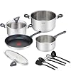 Tefal-Daily-Cook-Juego-de-1-Sarten-y-3-Ollas-Tapas-y-Accesorios-Sarten-28-cm-Cazo-16-cm-Ollas-2024-cm-de-acero