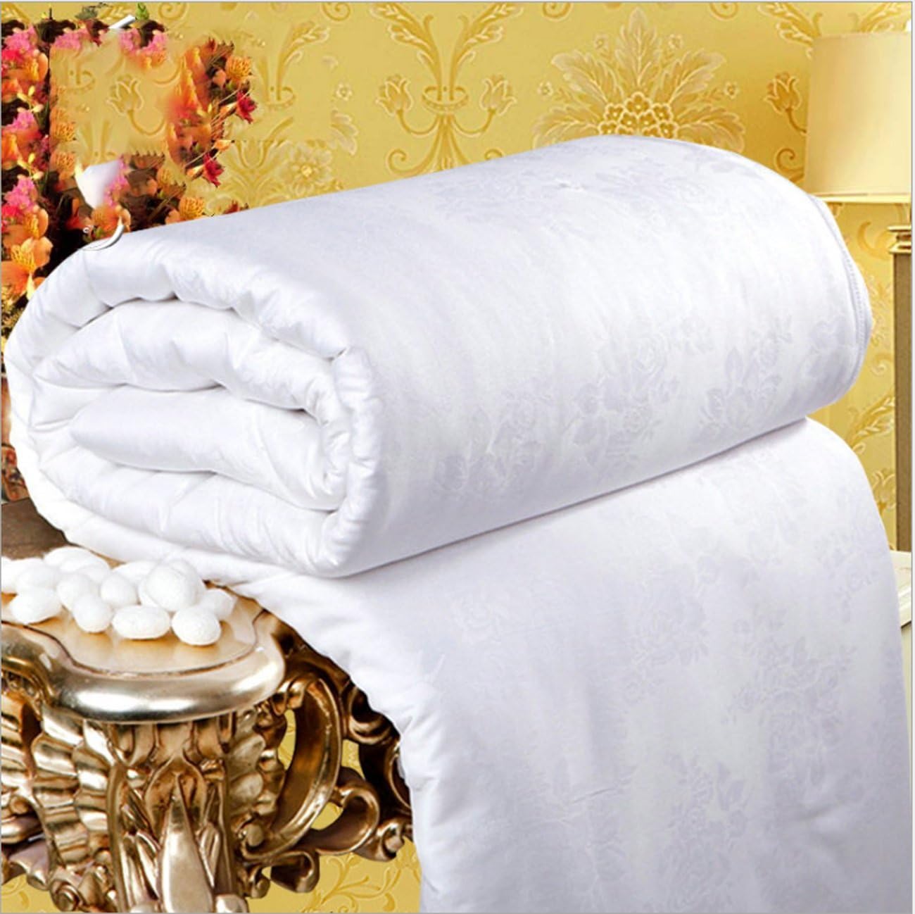 LHFJSilk Duvet 100% Mulberry Silk Filled Summer Silk Quilt- King(220240cm)/Superqueen(200230cm) (Color : Pink, Size : 220240-2kg)