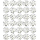 FagusHome Silk Hydrangea Heads 30 Pcs Artificial