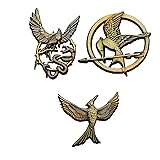 3-Pack Mockingjay Pin Brooch, Ballad of Songbirds