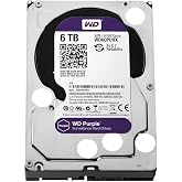WD Purple 6TB Surveillance Hard Disk Drive - 5400 RPM Class SATA 6 Gb/s 64MB Cache 3.5 Inch - WD60PURX [Old Version]