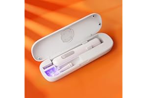 iHave Toothbrush Sanitizer Travel Case for Electric Toothbrush, Portable UV Toothbrush Case with 4-Hour Smart Disinfection Cycle, USB Rechargeable, 100-Day Long Standby