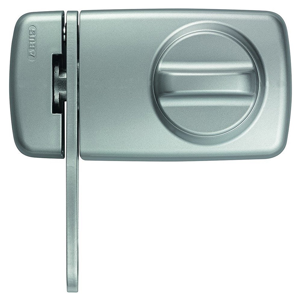 ABUS 532757 7030 S Rim Lock with Door Guard Silver
