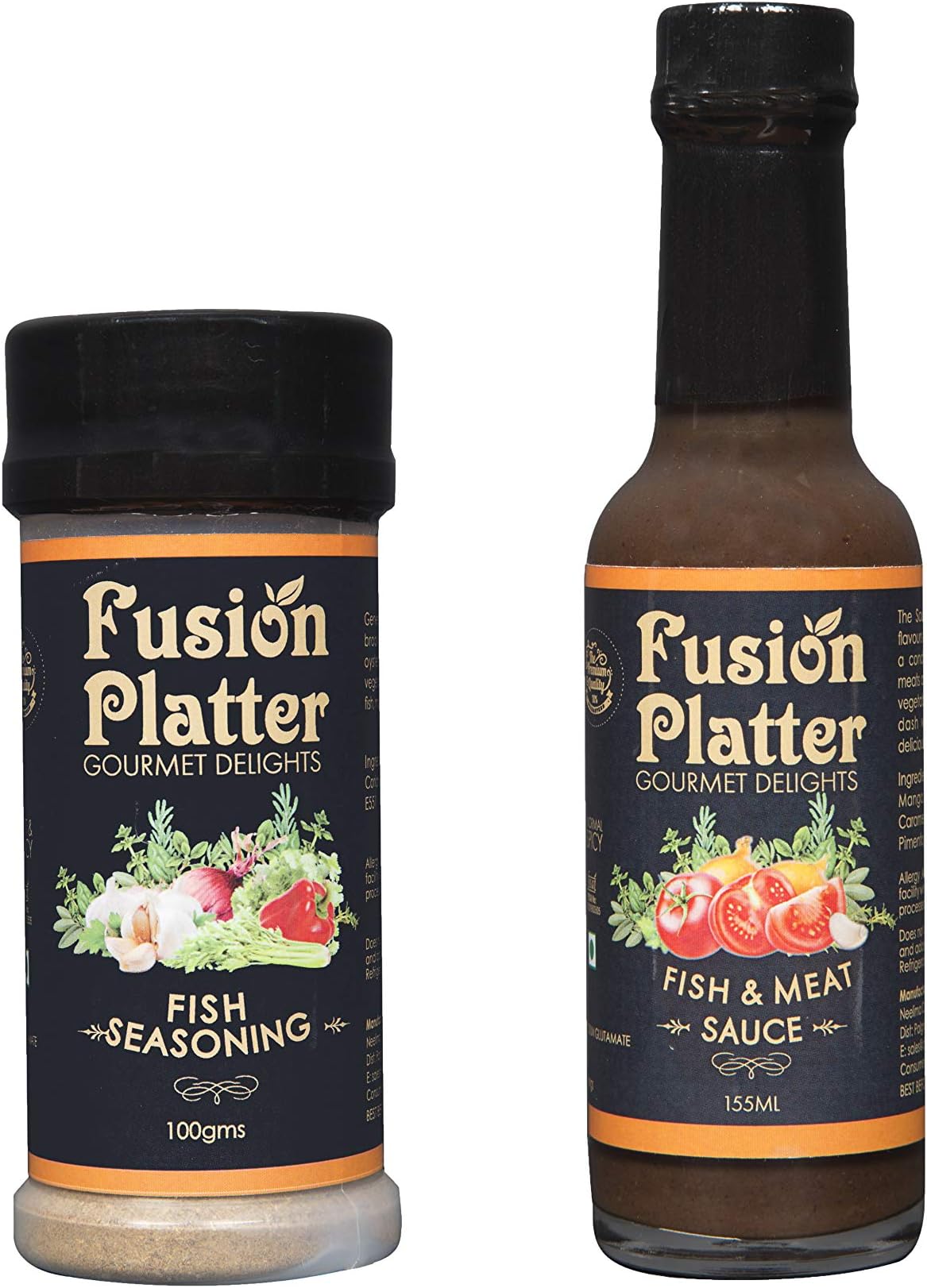 Fusion Platter Fish & Meat Sauce, Fish Seasoning (Combo 2)