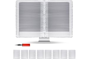 UNIFAMILY 8pcs for 4 Screens Inflatable Protective Bags for Computer Moving, Monitor Shipping Box Compatible with 27" Screen,