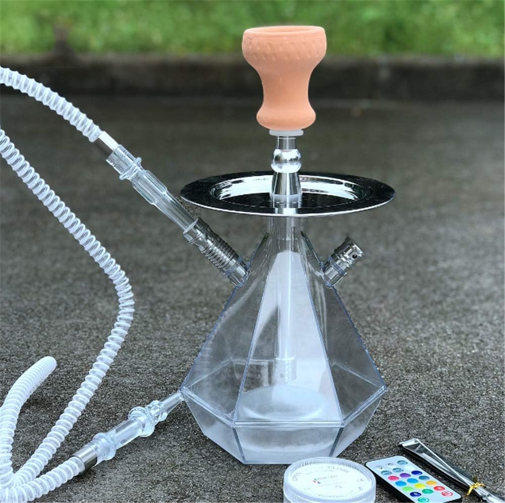 YINSY Hookah Complete Set, Quality Modern Arabian Hookah Kit, with Hookah Accessories,Singletube