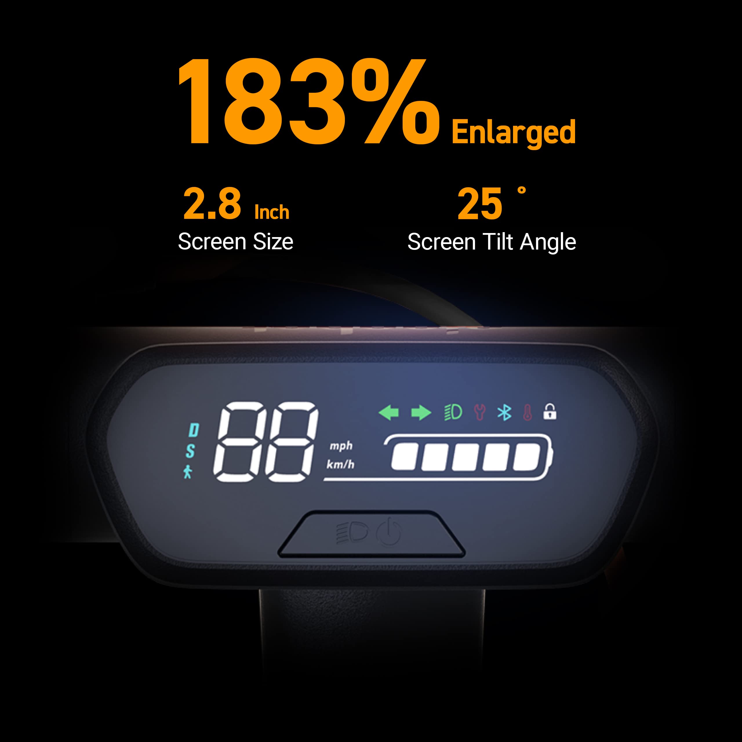 Segway Ninebot E2 Plus Electric KickScooter- 300W Brushless Motor, Up to 15.5 Mile Range & 15.5 MPH, 8.1