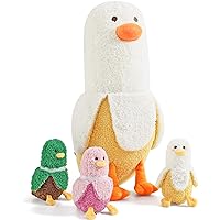 1pc Banana Duck Plush Toy, Cute Banana Duck Stuffed Animal Plush, Duck