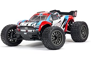 ARRMA RC Truck 1/10 VORTEKS 4X4 3S BLX Stadium Truck RTR (Batteries and Charger Not Included), Red, ARA4305V3T1