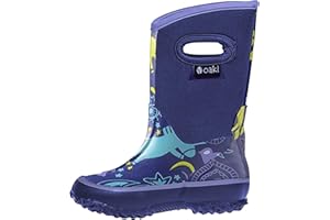 OAKI Kid's Neoprene Rain Boots, Snow Boots, Muck Boots