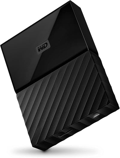 WD My Passport 4TB Portable Hard Drive with Auto Backup Software Black PC Xbox