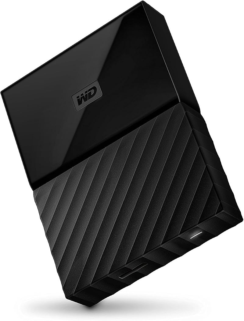 WD My Passport 4TB Portable Hard Drive with Auto Backup Software Black PC Xbox
