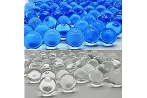 Dortrue Vase Filler Beads,10000 Blue & 10000 Clear Vase Fillers Kit for Home Decor, Centerpieces,Wedding and Home Decoration