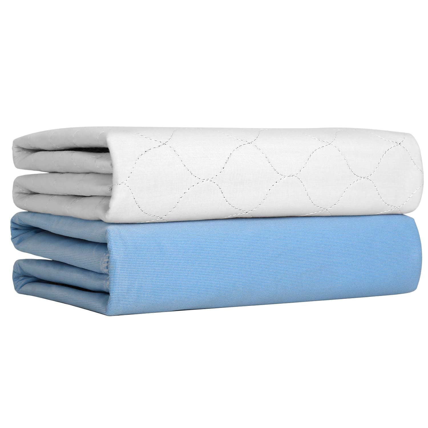 Photo 1 of Ultra Soft Quilted Washable and Reusable Incontinence Bed Underpads, 34"X36" (2 Pack), Waterproof Sheet and Mattress Protectors
