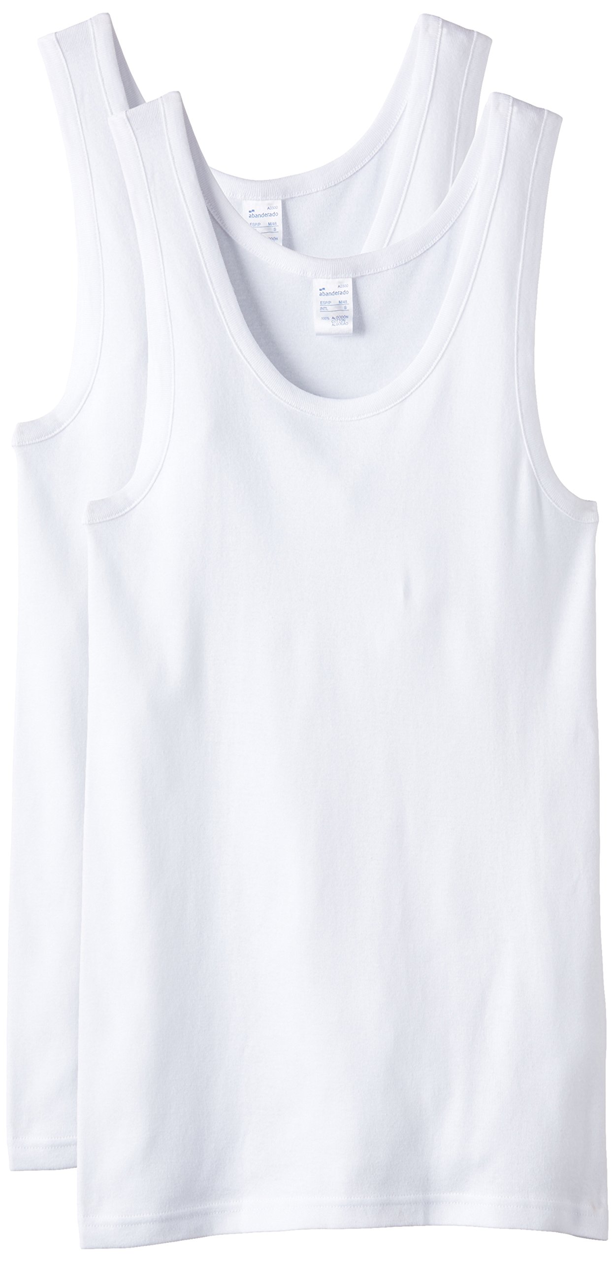 Pack-2 Men's Wide Strap Undershirts AS02300